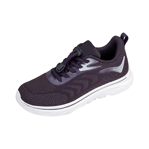 Zapatos de moda y deporte para mujer pareja de gran tamaño malla ligera zapatillas de deporte al aire libre zapatillas de deporte de tacón caminar Running de punto con fondo suave zapatillas gimnasio