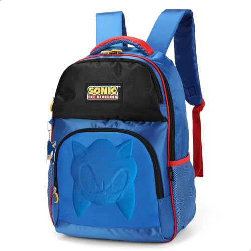 Mochila Escolar Sonic Alto Relevo