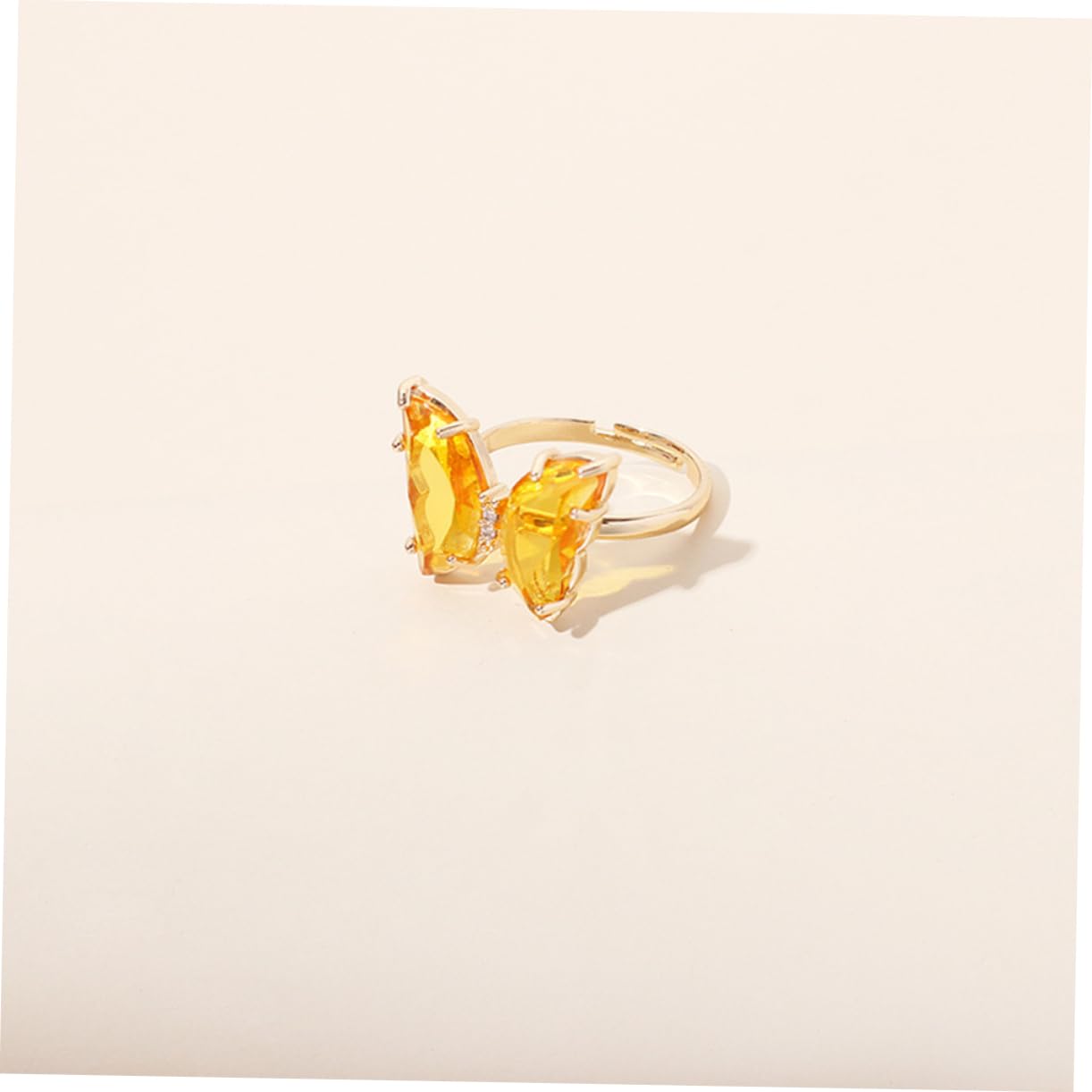 FRCOLOR 5 Series Anillo De Ajustable Para Mujeres De Transparente Y Joyería Casual Para Niñas Y Adolescentes 8 Piezas X 5