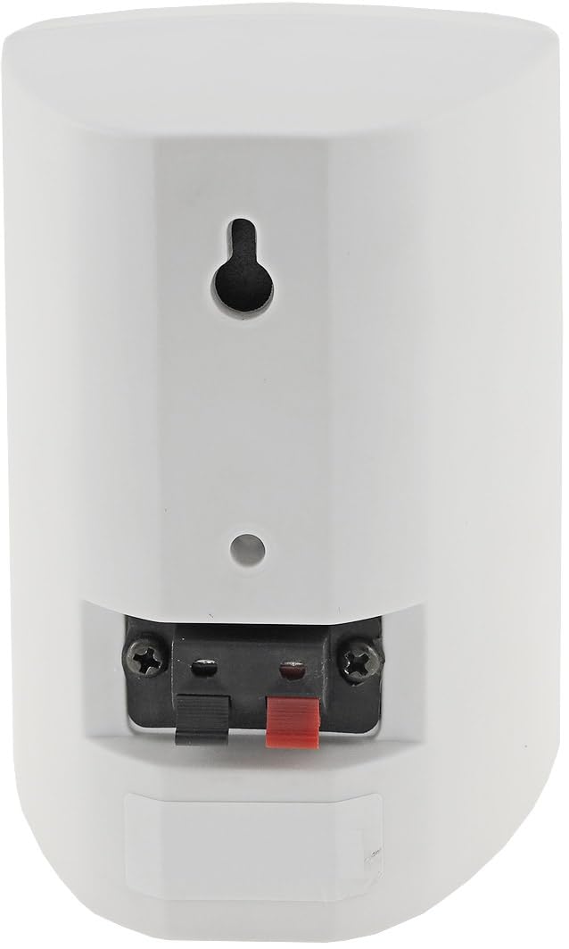 ChiliTec 2-Wege Lautsprecher Weiß Paar Wand-Lautsprecher für HiFi Stereoanlage Heimkino 60Watt 8Ohm