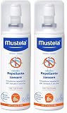 Mustela Repellente Zanzare, Viso e Corpo, Neonati dai 2 Mesi, Bambini, Tutta la Famiglia, anche in Gravidanza - Respinge Zanzare e Zanzare Tigre fino a 8 Ore, Zecche fino a 7 Ore (100ml)