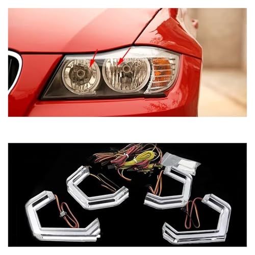 Phare BMW Série 3 E90 E91 Solution Phares Ternes pour Halogène LCI avec DRL Dynamique - 2