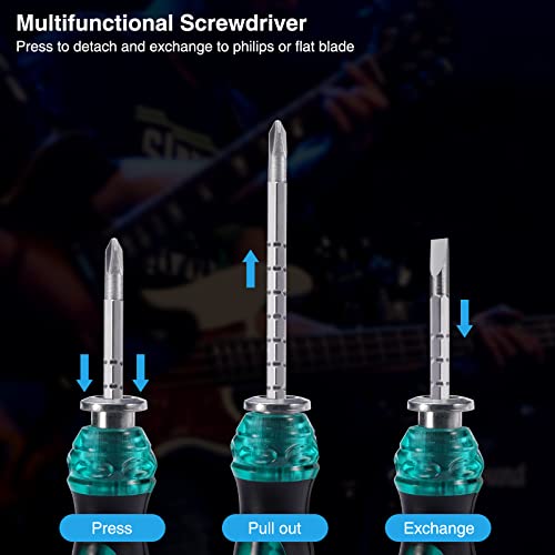 31-Piece Guitar Maintenance Tool Kit with Carrying Bag - Image 6