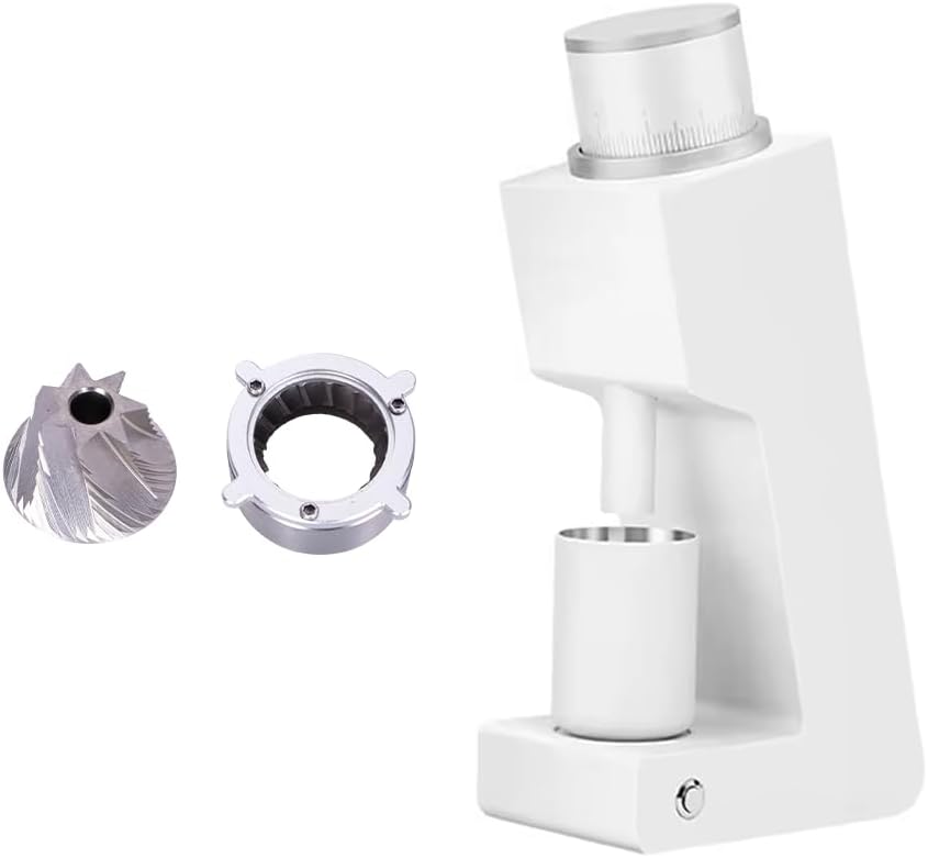 03 Electric Coffee Grinder, 48mm 7-Core Conical Burr, 160RPM 100W DC Motor, Household Coffee Bean Grinder, Coffee Miller Grinder for Espresso Filter VS3 (HYPERNOVA Burr Set)