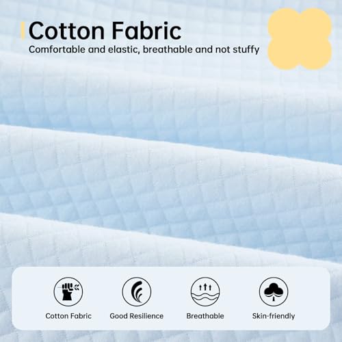 Image of QBLEEV Parrot Anti-Scratch Shoulder Protector, Bird Diaper Poop Cover Pad for Parakeets Cockatiels Conures, Cotton Shawl Cape for Birds to Stand on Shoulders, Pet Arm Guard for Lovebirds Finches