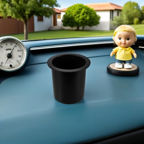 Portavasos plástico negro para carro y sofa 2 piezas miniatura 6