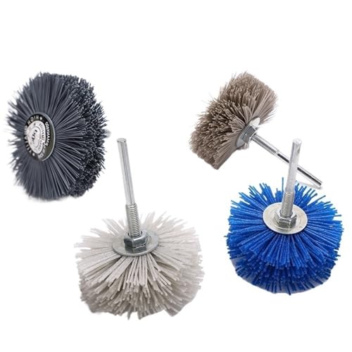 Cepillo de pulido 80 mm para taladro ideal en restaurar sillas antiguas y texturizar madera 5