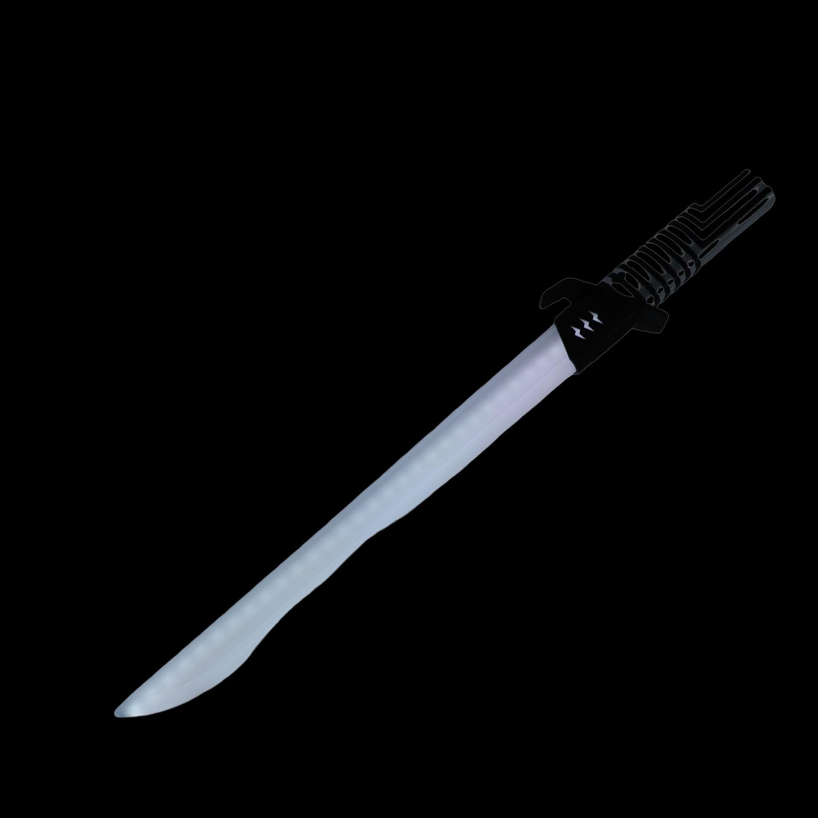 Leuchtendes Kriegerschwert, Bunter LED-Lichteffekt, Realistische Metallische Außenseite, ABS-Material, Verschiedene Klangmodi, Inklusive Scheide, Ideal für Party-Cosplay,