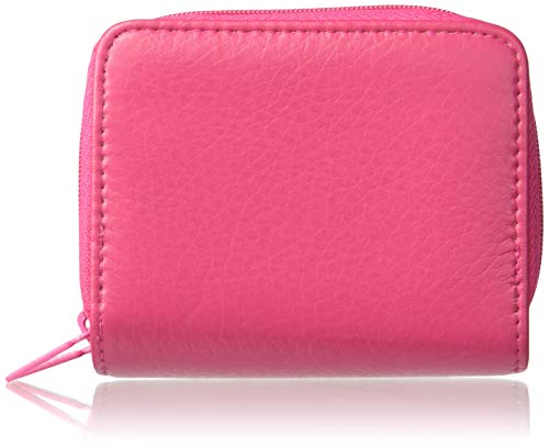 Buxton mens Pebble Wizard Wallet, Pink, One Size US