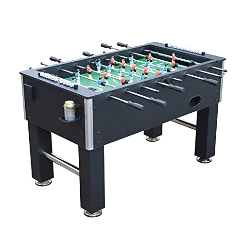 NOALED Fußballtisch aus Holz, 54-Zoll-Kickertisch, klassischer Sport-Kickertisch, lustiges Fußballspiel für Kinder und Erwachsene, langlebiger Tischkicker