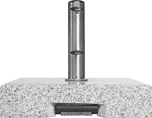 Schirmständer Doppler SL-AZ Granit mit Ausziehgriff, 72 kg, grau