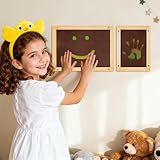 Sensolio 2-Piece Heat-Sensitive Interactive Panels (Large & Small) – Color-Changing Touch Wall Art, Solid Wood Framed Sensory Panels for Sensory Rooms and Therapy Centers– Magic Hands Panel for Autism