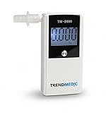 Trendmedic Alkoholtester TM-2000 - mit elektrochemischen Sensor - polizeigenau - Anzeige in Promille - der #2 Alkoholtester laut Auto Bild (Vergleich 07/2025) - Deutscher Anbieter!
