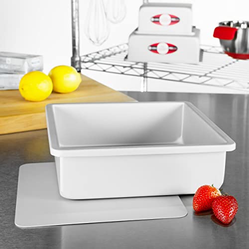 Fat Daddio's Anodized Aluminum Square Cheesecake Pan With Removable Bottom, 9 Inch X 9 Inch X 3 Inch #TOP5