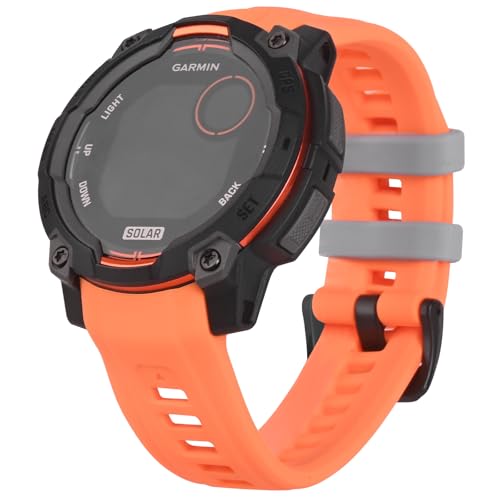Bracelet silicone Garmin Instinct 3 résistant à dégagement rapide taille M