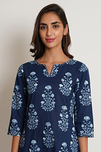 Image of COTLAND Fashions Jaipuri Cotton Printed Short Kurti for Women