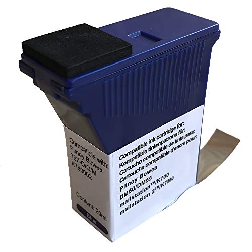 Cartouche d'encre bleue 797-0 avec puce pour résoudre les erreurs sur Pitney Bowes