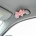 2 PCS Car Inside Roof Handle Covers, Cute Bow Car Accessories for Women with Kawaii Decoration, Anti-Slip Vehicle Interior Door Pull Protector for Truck SUV, Anti-Scratch Universal Wrap (Pink)