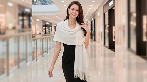 Écharpe en cachemire pour femme idéale pour vos sorties douillettes