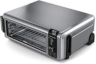 Ninja Foodi Mini Oven [SP101UK] 8-in-1 Flip Mini Oven, Air Fryer, Bake, Grill, Silver