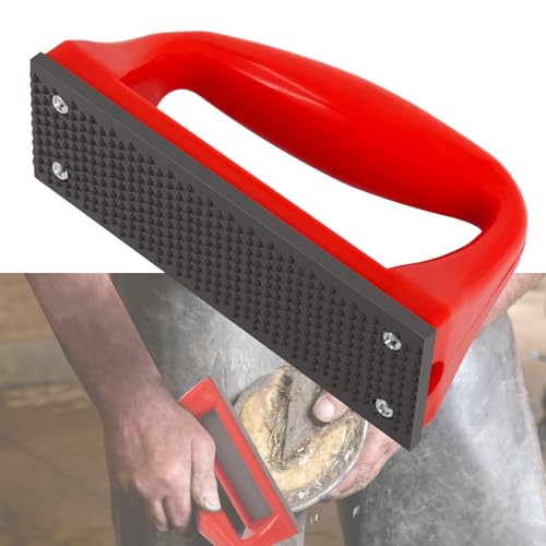 Wadoy Mini Hoof Rasp for Horses Farrier Rasp for Goat Feet Hooves Portable Hoof Trimming Tool Ergonomic Grip to Removes Excess Hoof for Foals Goats Ponies & Donkeys Other Animals