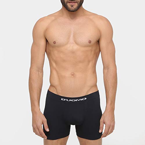 Kit de 4 Cuecas Básicas, Duomo, Masculino, Branco/Preto, G