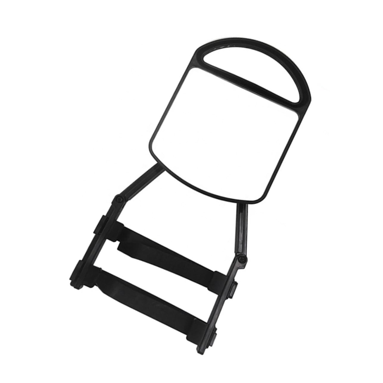 Espejo Extensión Lateral Negra de Remolque para Coche y Camión Ajustable de Nylon y Pp Clips Regulables y Correas de Goma para Caravanas y Remolques