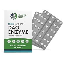 Healthy Gut HistaHarmony | Delayed Release DAO Enzyme Supplement | 30,000 HDU Diamine Oxidase Histamine Blocker | 60 Servings