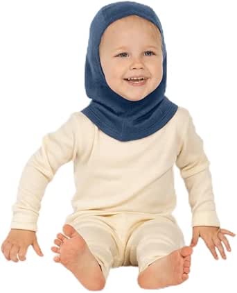 menique 100% Merino Wolle Sturmhaube Kinder – 160 GSM Atmungsaktive Warme Ski Maske Jungen Mädchen, Winddicht Thermo Gesichtshaube für Winter Fahrrad Skifahren Unter Helm