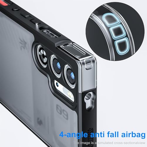 Coque magnétique Red Magic 10s Pro+ finition noir mat - 6