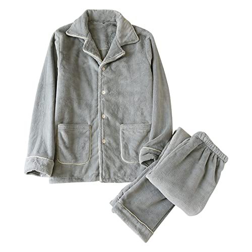 Pyjama flanelle homme élégant et chaud pour l'hiver