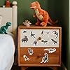 KumCinm 110pcs Jurassic Dinosaur Stickers for Kids Waterproof Vinyl Dino Stickers for Boys Girls Teens Waterbottle Scrapbook Laptop Skateboard Computer (CK-028-A) #4