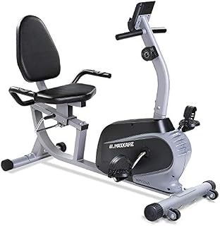 Maxkare Magnetic Recumbent Exercise Bike Indoor Stationary Bike with Adjustable Cushion Seat