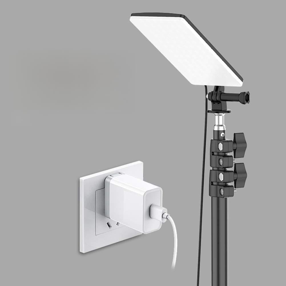 Lampa Kempingowa LED ze Statywem, 84 Koraliki LED 1680 6500 K Prawdziwie Białe światło, Przenośna Latarka Zasilana Przez USB z Kablem o Długości 2 M, Idealna na Kemping na świeżym Powietrzu,