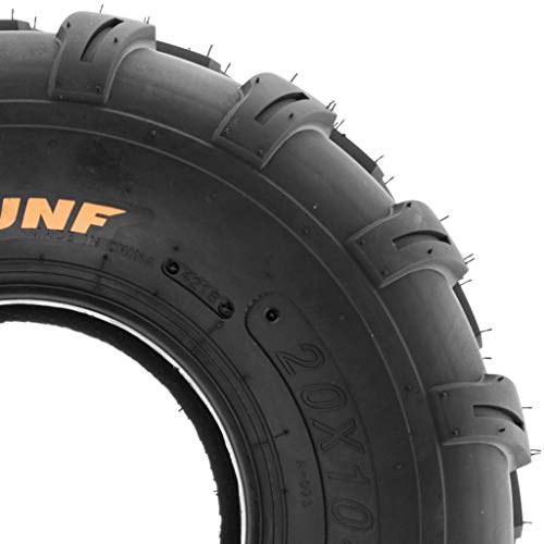 Sunf A003 Atv/Utv/Lawn-Mowers Off-Road Tire 19X9.5-8, 6 Pr, Directional Knobby Tread #TOP2