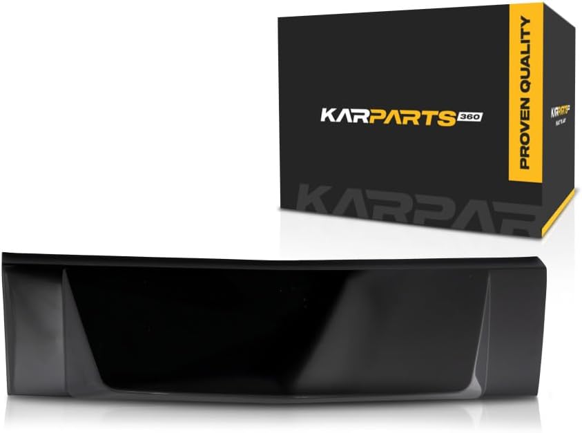 KarParts360 For Cadillac Escalade 2021 2022 2023 2024 Trailer Hitch Cover | Rear | Gloss Black | Replacement For GM1129139 | 87813846, 85139539