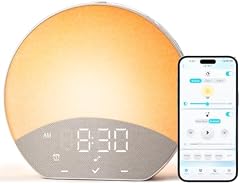 Glocusent N 17 White Dual Alarm Sunrise Sound Machine product image