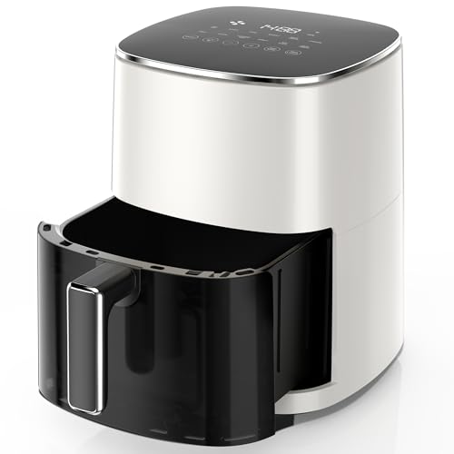 Image of NEWBULIG Air Fryer, 6QT Square Airfryer with Visual Window, 400℉ Fast Heating Air Fryers Oven with Timer, Auto-Off, Non Toxic & Non Stick, Multiple 12 Modes for Roast, Bake, Dehydrate, Fry, Reheat