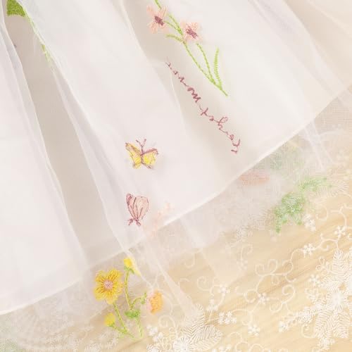 Sinhoon Toddler Girl Tulle Dress Summer Ruffle Sleeveless Baby Girl Fashion Casual Dresses thumb #6