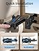 bokilino Tablet Holder for Car Headrest, [3 in 1 Adjustable Extension Arm] iPad Car Mount for Back Seat, Road Trip Essentials for Kids, for 4.7-12.9