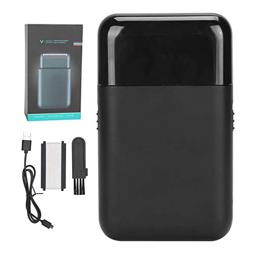 Electric Shaver Beard Trimmer USB Charging, Men with Beard Trimmer and Mini Skull Single Shaver Blackout Edition, Bald Barber Supplies Hair & Beard Trimmer Cordless Rechargeable for Men Fathers