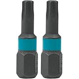 Makita A-96562 Impactx T20 Torx 1″ Insert Bit, 2 Pack