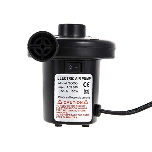 Image of Multi-Purpose Electric Air Pump for Quickly Inflates /Deflates Sofa, Bed, Swimming Pool Tubes, Toys,Air Bags, Mattresses