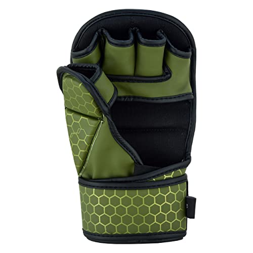 Pfg Ultimate Series Mma Sparring Gloves - Boxing Mma Muay Thai Bag Work (Olive Green, Large-Xlarge) #TOP1