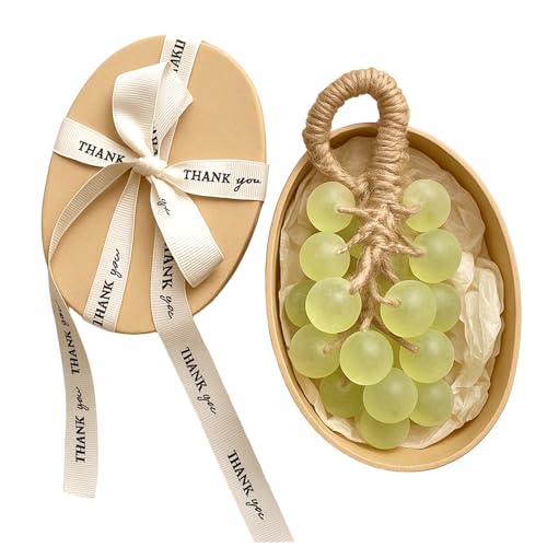 Soap on a Rope, 180g Natural Aroma Handmade Grape Shaped Soap for Hand & Body & Face Washing (Jasmine)