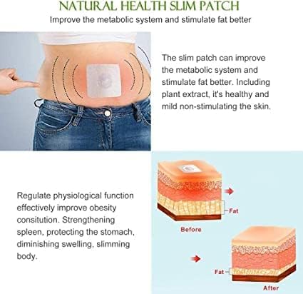 Image of Perfect Detox Slimming Patch, Effective Healthy Detox Slimming Belly Pellet, Herbal Slimming Tummy Pellets for Burning Fat of Women & Men. (30 pcs)