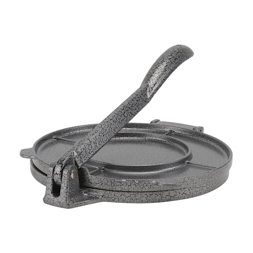 Sosoport Prensa para Tortillas de Aluminio Prensa Manual para Hacer Tortillas 30 Cm Acero Inoxidable Herramienta de Cocina