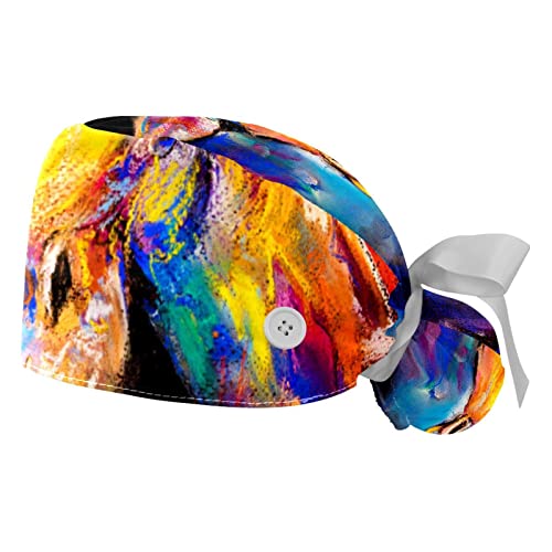 Chapeau de travail girafe JDEZ lot de 2 casquettes de travail respirantes mixte