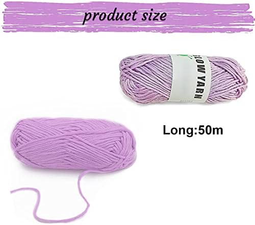 2 Rolls Glow in The Dark Yarn,DIY Glow Yarn,Sewing Knitting Yarn for Arts,Crafts & Sewing Beginners