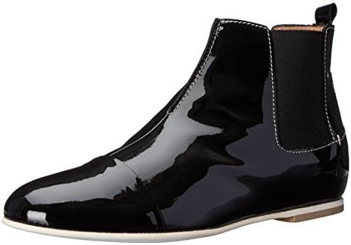 Aquatalia Women's Chime Boot, Black Patent, 8.5 M US